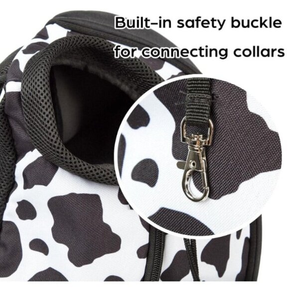 NEW CARRIER SLING BAG BREATHABLE MESH COW PRINT - Picture 12 of 12